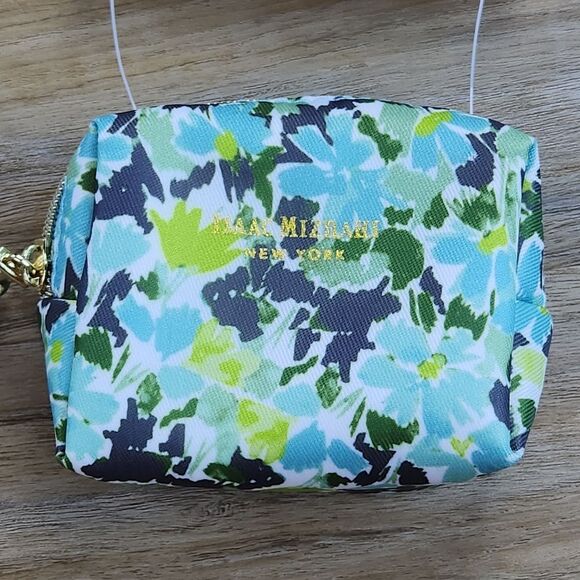 🩵NWT Isaac Mizrahi Watercolor Floral Compact Pill Organizer & Pouch - Picture 3 of 12